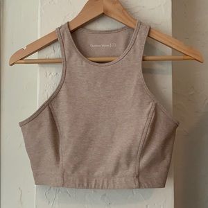 Outdoor Voices Crop Top + bra in Desert